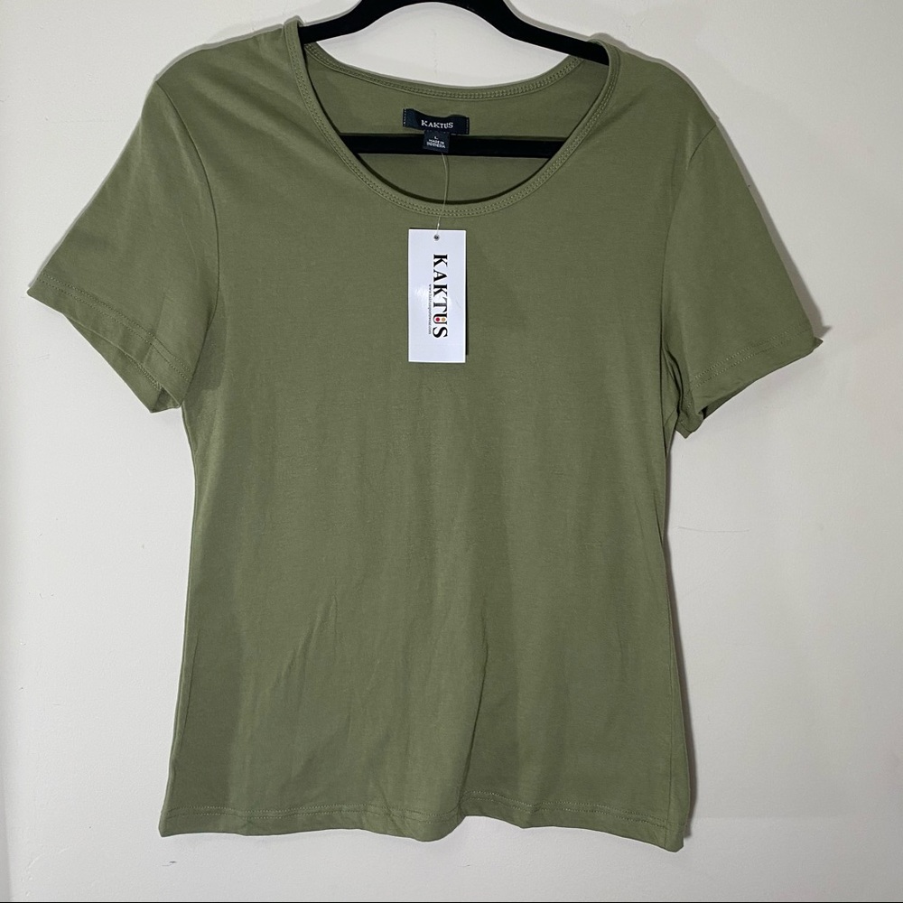 KAKTUS army green top